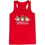 Flowy Racerback Tank Top - Runnin' With My Gnomies&reg; - Lucky
