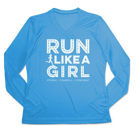 Women's Long Sleeve Tech Tee - Run Like A Girl® Road