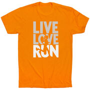 Running Short Sleeve T-Shirt - Live Love Run Silhouette