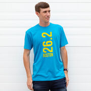 Running Short Sleeve T-Shirt - Boston 26.2 Vertical