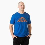 Running Short Sleeve T-Shirt - Gone For a Run&reg; Logo (Orange) 