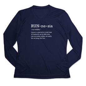 Women's Long Sleeve Tech Tee - RUNnesia