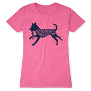 Women's Everyday Runners Tee - I'd Rather Be Running with My Dog