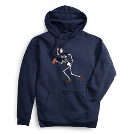 Statement Fleece Hoodie -  Never Stop Running