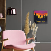Running Canvas Wall Art - Happy Hour