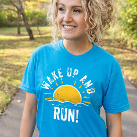 Running Short Sleeve T-Shirt - Wake Up And Run
