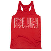 Women's Racerback Performance Tank Top - Run With Inspiration