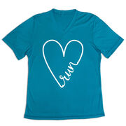 Women's Short Sleeve Tech Tee - Run With Love