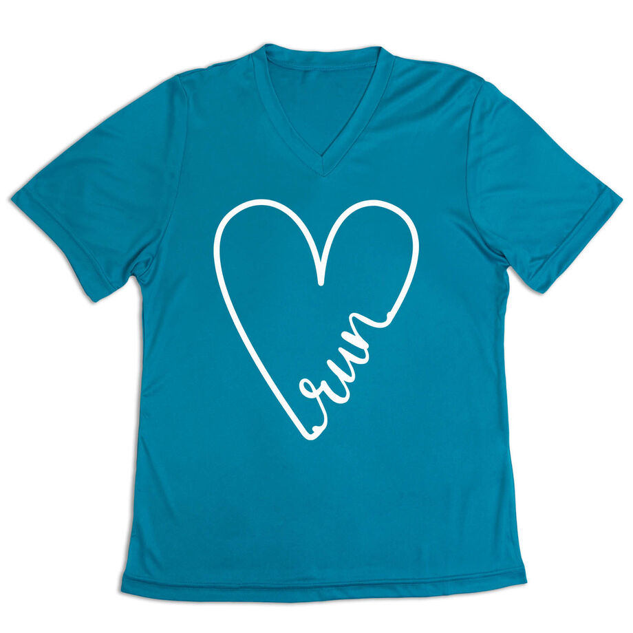 Women's Short Sleeve Tech Tee - Run With Love