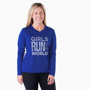 Women's Long Sleeve Tech Tee - Girls Run The World&reg;