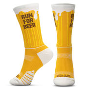 Socrates&reg; Mid-Calf Socks - Run For Beer