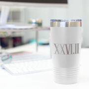 Running 20 oz. Double Insulated Tumbler - 26.2 Roman Numerals