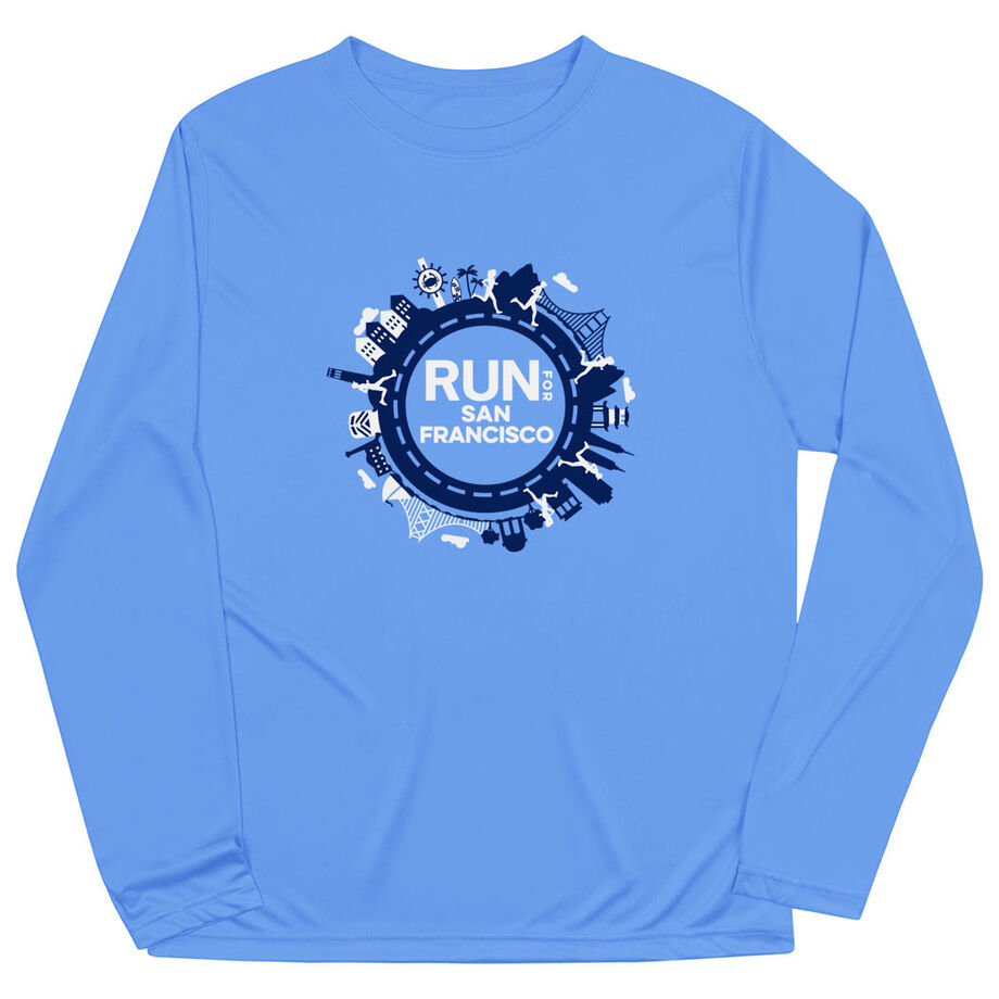 Men's Running Long Sleeve Performance Tee - Run for San Francisco