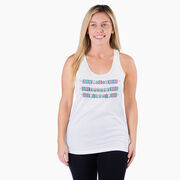 Women's Racerback Performance Tank Top - In My Runner Era