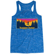 Flowy Racerback Tank Top - Happy Hour