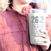 Running 20 oz. Double Insulated Tumbler - 26.2 Math Miles