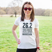 Running Women's Everyday Tee - 26.2 Math Miles