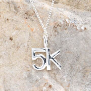 Sterling Silver 5K Necklace