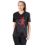 Women's Short Sleeve Tech Tee - Heartfelt Runner Girl