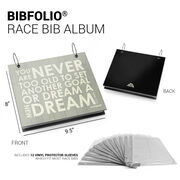BibFOLIO&reg; Race Bib Album - Never Too Old