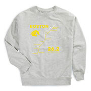 Running Raglan Crew Neck Pullover - Boston Route