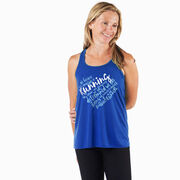 Flowy Racerback Tank Top - Live Love Run Heart