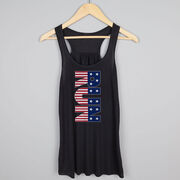 Flowy Racerback Tank Top - Patriotic Run