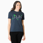 Running Short Sleeve T-Shirt - Let's Run Lucky