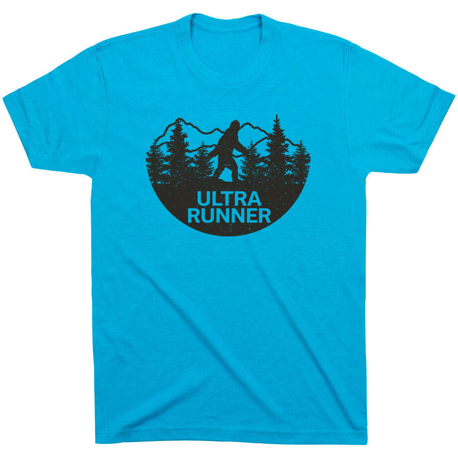 Running Short Sleeve T-Shirt - Ultra Runner Bigfoot