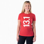 Women's Everyday Runners Tee 13.1 Half Marathon Vertical