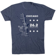 Running Short Sleeve T-Shirt - Chicago Route