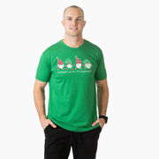 Running Short Sleeve T-Shirt - Runnin' With My Gnomies&reg; - Christmas