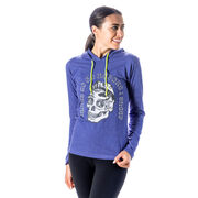 Running Lightweight Hoodie - Miles To Go Before I Sleep - Skull