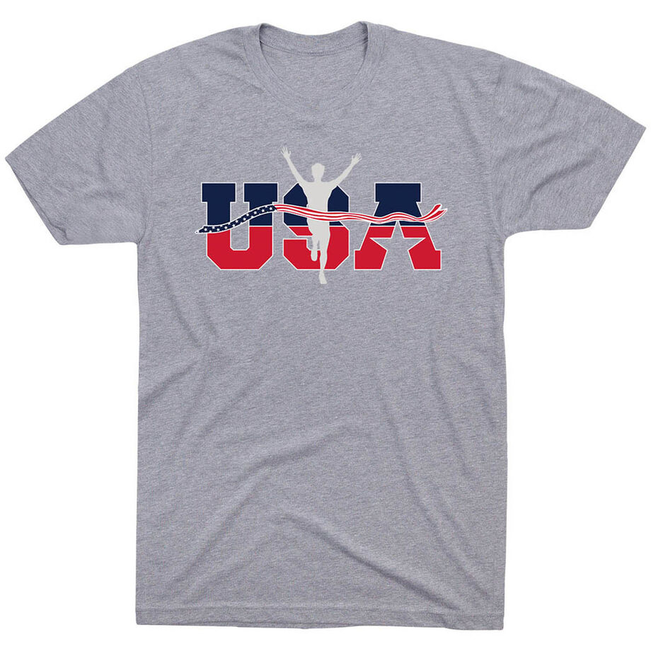 Running Short Sleeve T-Shirt - USA Runner