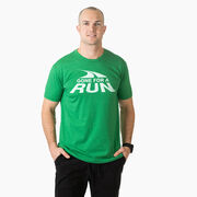 Running Short Sleeve T- Shirt - Gone For a Run&reg; White Logo