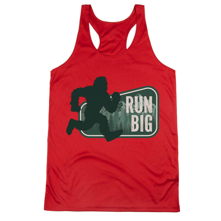 Women's Racerback Performance Tank Top - Run Big