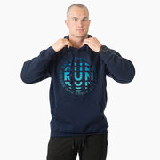 Statement Fleece Hoodie - Eat Sleep Run Repeat