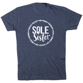 Running Short Sleeve T-Shirt - Sole Sister [Navy/Adult X-Large] - SS