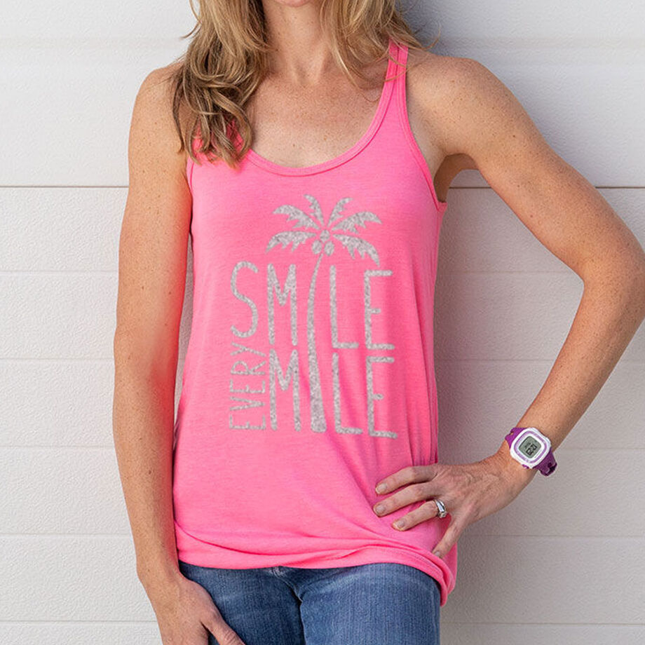 Flowy Racerback Tank Top - Smile Every Mile