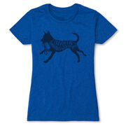 Women's Everyday Runners Tee - I'd Rather Be Running with My Dog