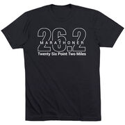 Running Short Sleeve T-Shirt - Marathoner 26.2 Miles