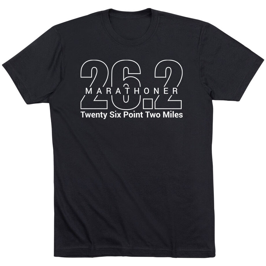 Running Short Sleeve T-Shirt - Marathoner 26.2 Miles