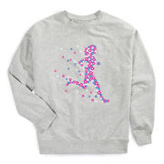 Running Raglan Crew Neck Pullover - Summer Runner Girl