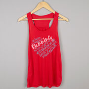 Flowy Racerback Tank Top - Live Love Run Heart