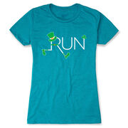 Running Women's Everyday Tee - Let's Run Lucky