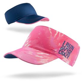 Running Comfort Performance Visor - I Run To Burn Off The Crazy