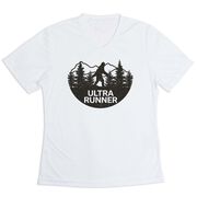 Women's Short Sleeve Tech Tee - Ultra Runner Bigfoot