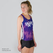 Women's Performance Tank Top - Hope Tie-Dye