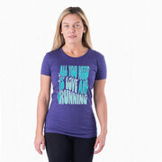 Women's Everyday Runners Tee - All You Need is Love and Running