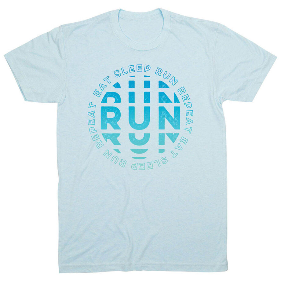 Running Short Sleeve T-Shirt - Eat Sleep Run Repeat